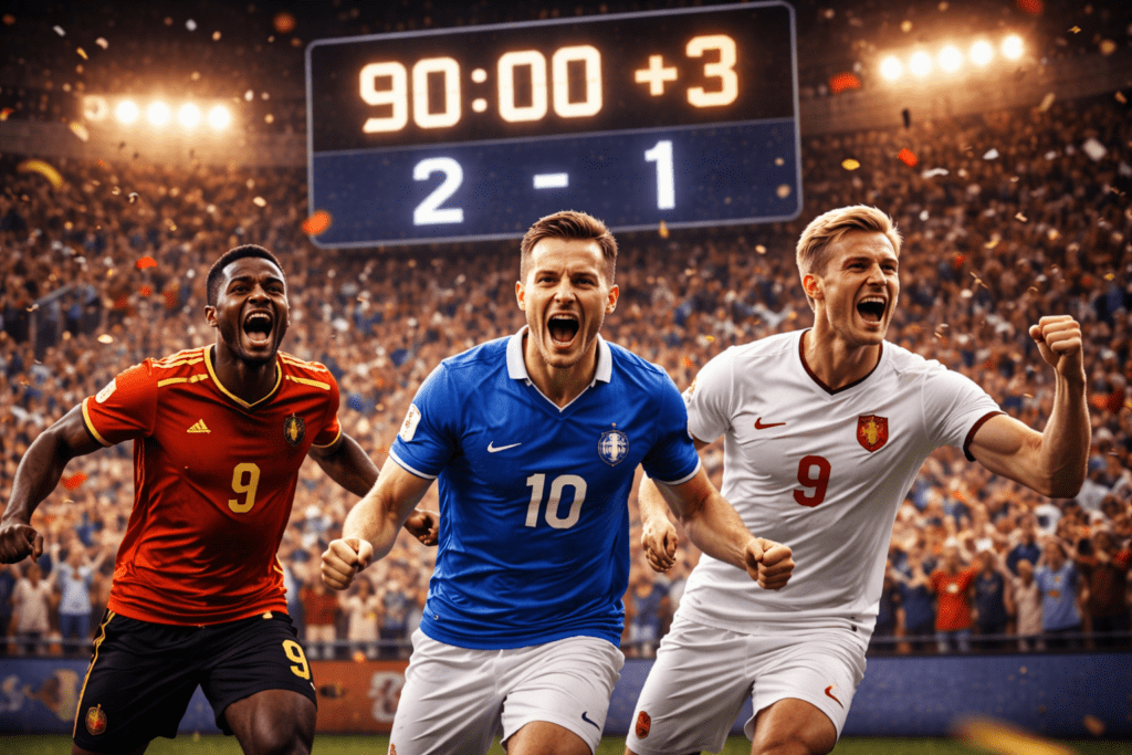 Teams That Score Late Goals and Why It Keeps Happening